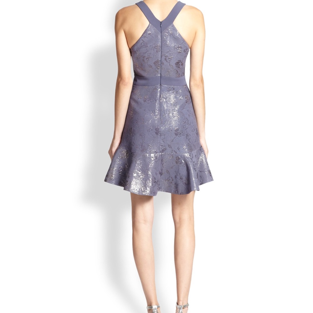 Rebecca Taylor Cutout Metallic Dress - Picture 5 of 6